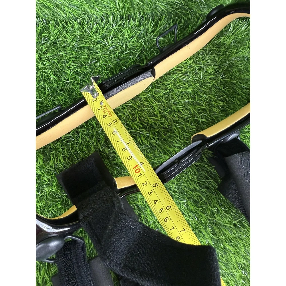 DONJOY Spinal Brace Black Tan Orthotic Adjustable Support Post-Op Pain Relief